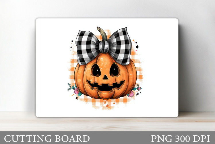 Halloween Pumpkin Cutting Board. Halloween Cutting Board