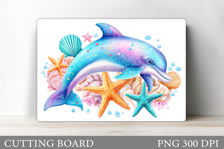 Dolphin Cutting Board Design. Dolphin Sublimation