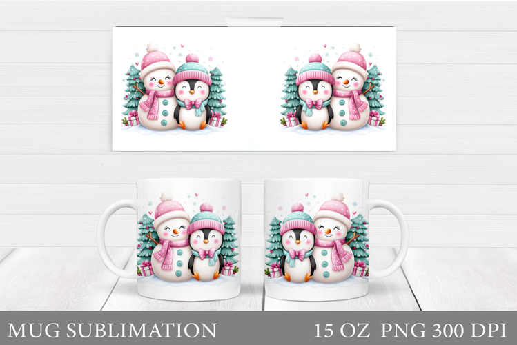 Christmas Penguin Clipart Image 6
