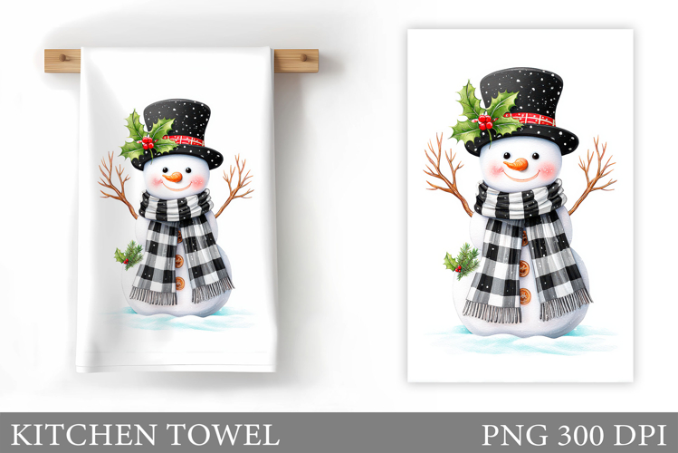 Cute Snowman Clipart Image 11