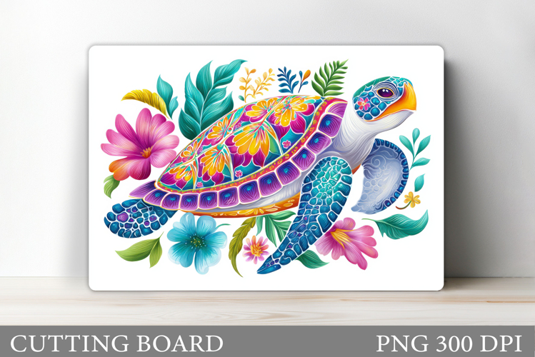 Turtle Kitchen Cutting Board. Sea Turtle Cutting Board