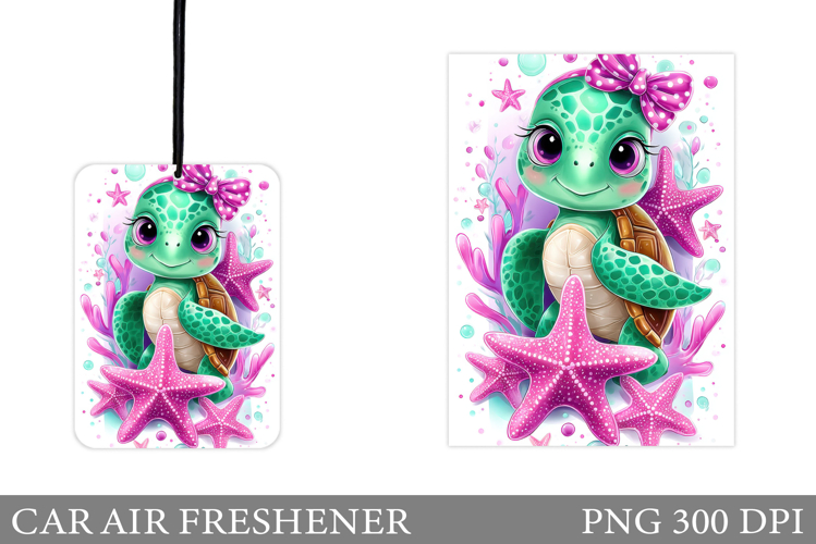 Turtle Car Air Freshener. Sea Car Air Freshener Design