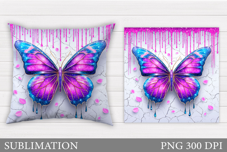 Butterfly Pillow Design. Butterfly Sublimation