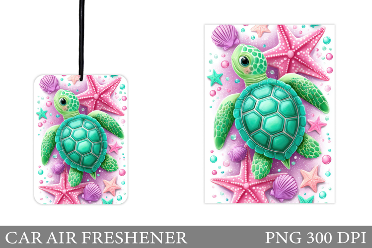 Turtle Car Air Freshener. Sea Car Air Freshener Design