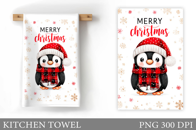 Christmas Penguin Clipart Image 14
