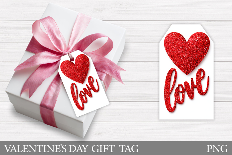 Valentines Gift Tag Design. Love Gift Tag Printable