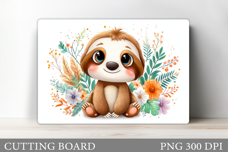 Cute Sloth Clipart Image 23