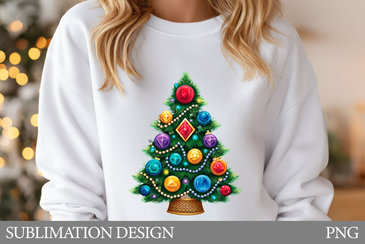 Christmas Tree Sublimation. Christmas Tree T-Shirt Design