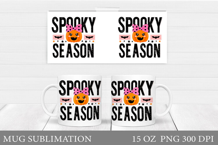 Halloween Pumpkin Mug Design. Halloween Mug Sublimation example image 1