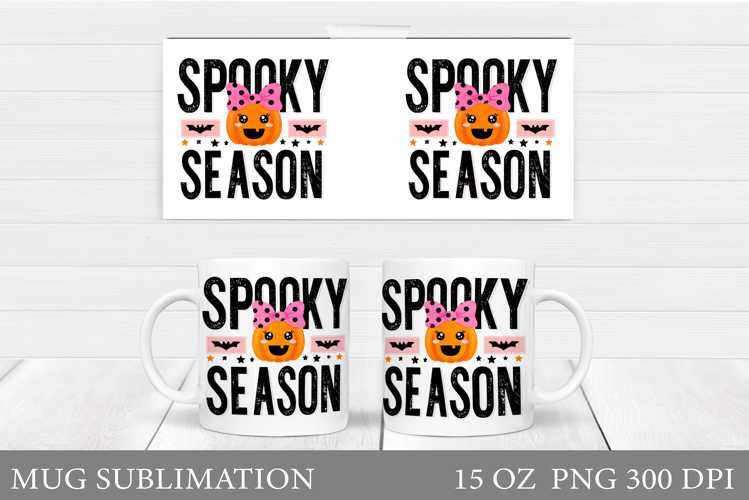 Halloween Pumpkin Mug Design. Halloween Mug Sublimation