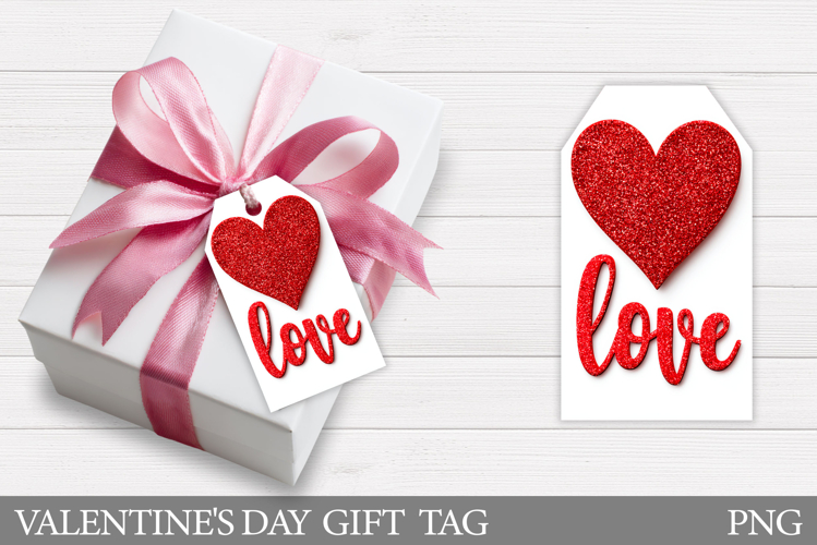 Love Gift Tag Printable. Valentines Gift Tag Design