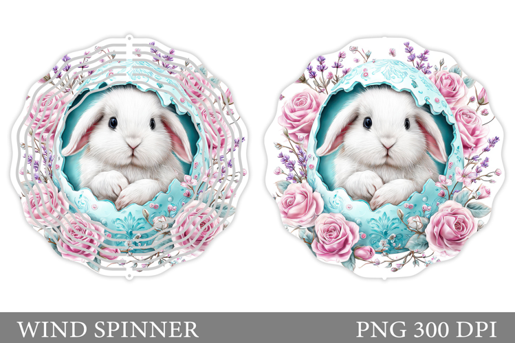 Easter Bunny Wind Spinner. Easter Wind Spinner Design