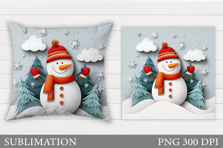 Snowman Sublimation Image 9