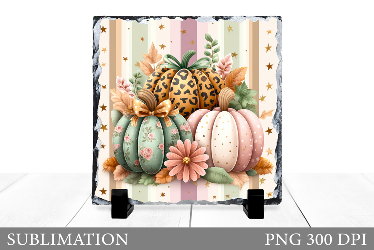 Pumpkin Slate Design. Pumpkin Sublimation
