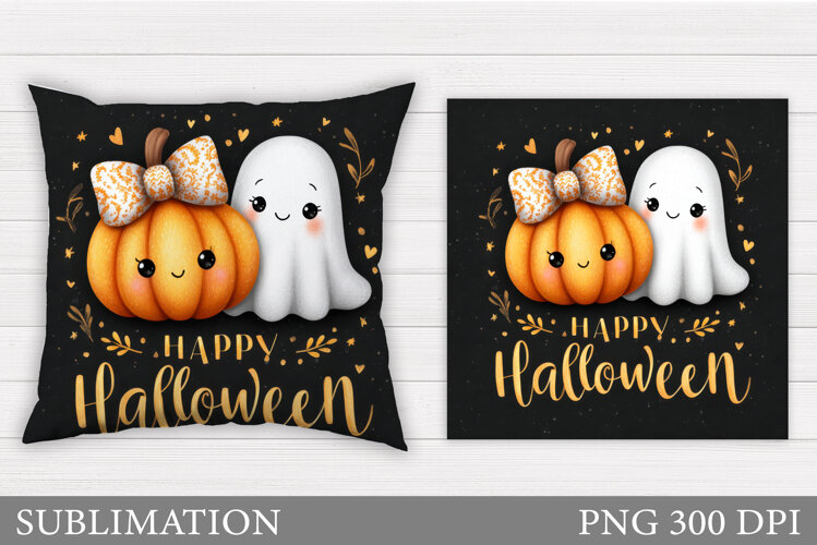 Halloween Pillow Sublimation. Halloween Sublimation example image 1