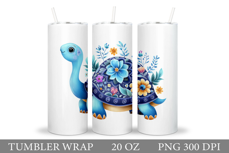 Turtle Tumbler Design. Turtle Sublimation