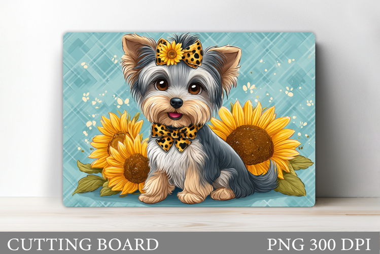 Cute Dog Cutting Board Design. Cute Dog Sublimation