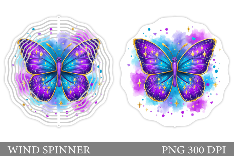 Butterfly Wind Spinner Design. Butetrflies Sublimation