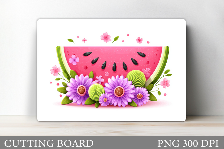 Watermelon Cutting Board. Summer Cutting Board Sublimation