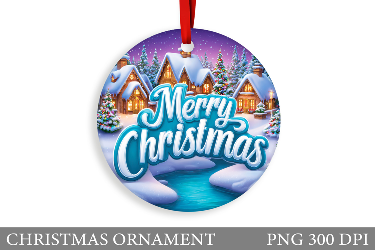 Christmas Ornament Design. Christmas Sublimation