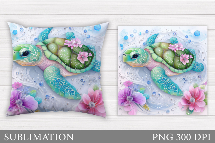 Cute Turtle Clipart Image 16