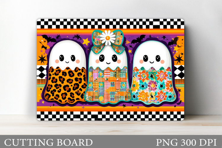 Cute Halloween Cutting Board. Cute Ghost Cutting Board
