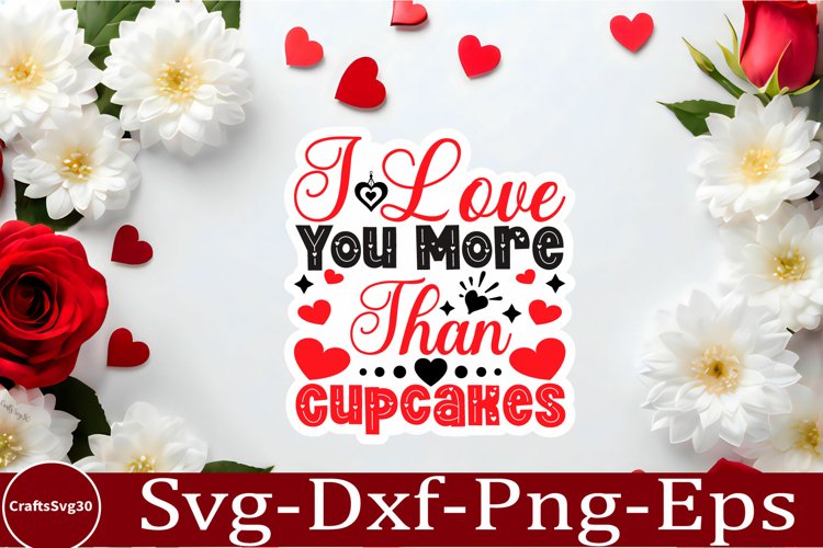 Valentine sticker SVG Design Valentine Love Sticker Svg