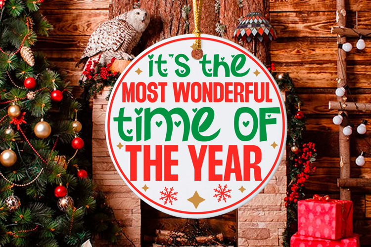 Christmas Round sign Svg Design Round Sign SVG quotes