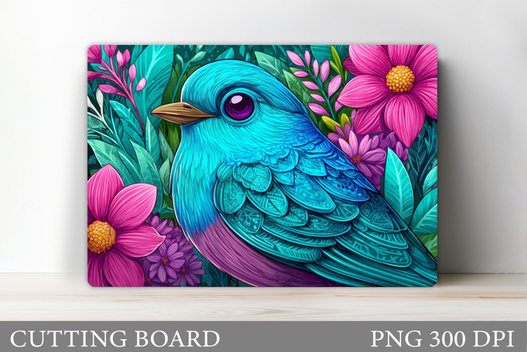 Bird Cutting Board Design. Bird Sublimation