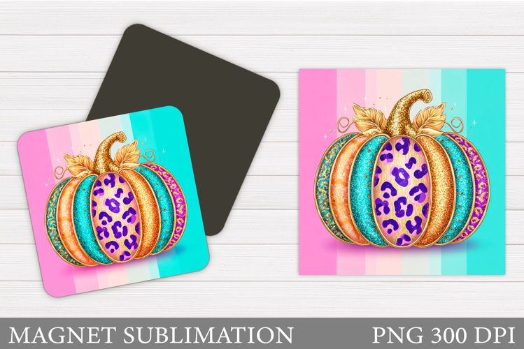Pumpkin Magnet Design. Pumpkin Sublimation