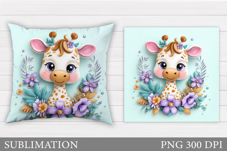 Cute Giraffe Clipart Image 15