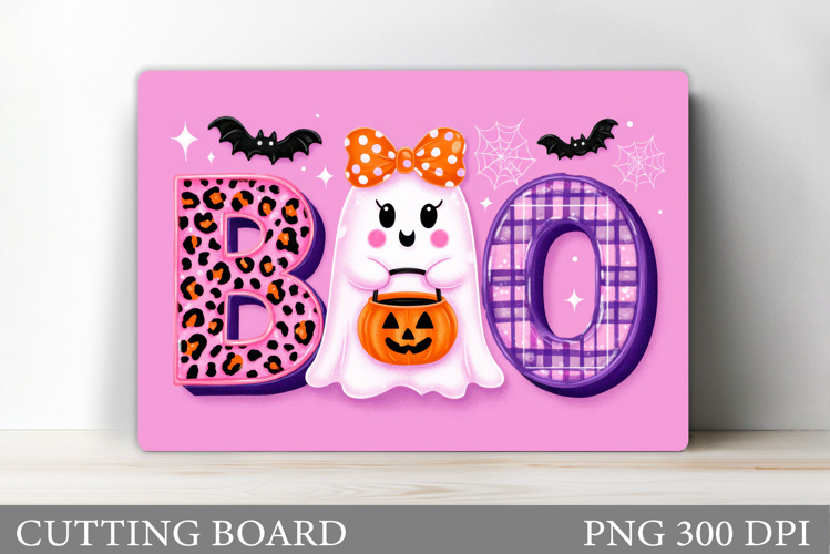 Halloween Cutting Board. Halloween Ghost Cutting Board