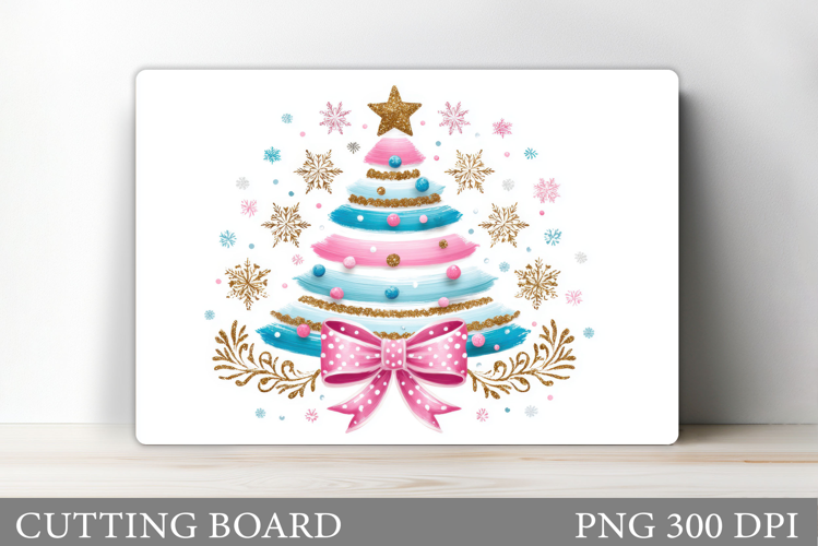 Christmas Tree Cutting Board. Christmas Tree Sublimation