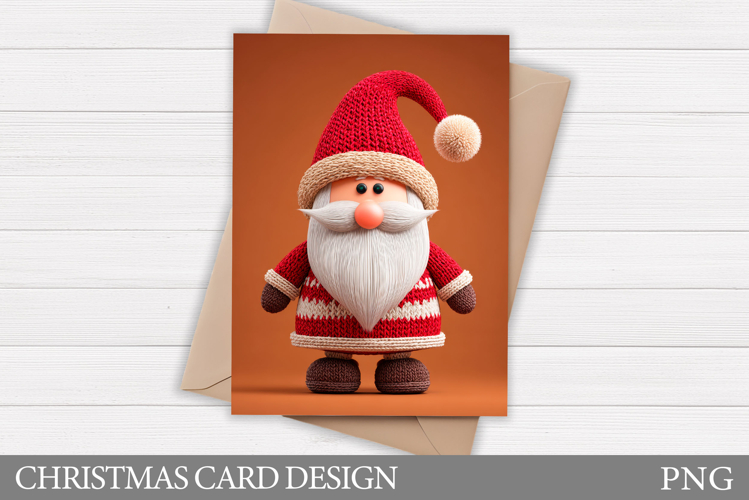 Christmas Card Design. Santa Claus Card Printable