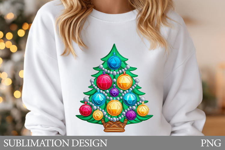 Christmas Tree Sublimation. Christmas Tree T-Shirt Design