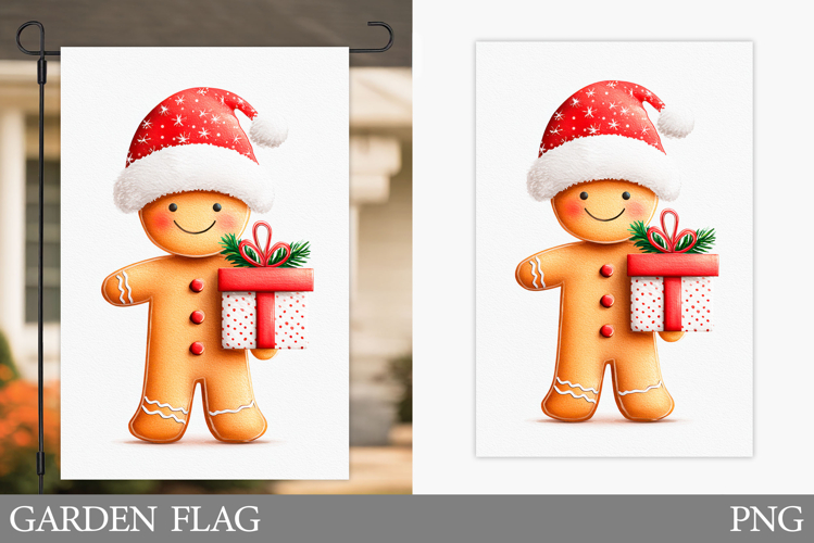 Gingerbread Kitchen Towel. Christmas Kitchen Towel Design