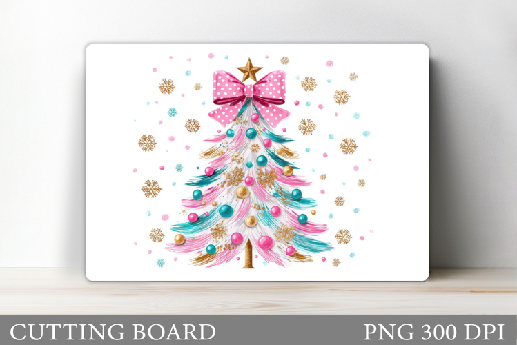 Christmas Tree Cutting Board. Christmas Tree Sublimation