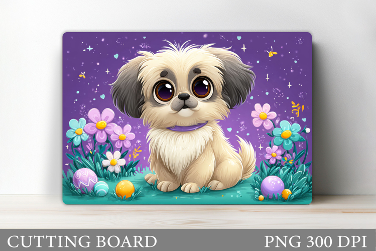 Cute Dog Strawberry Cutting Board. Dog Cutting Board Design