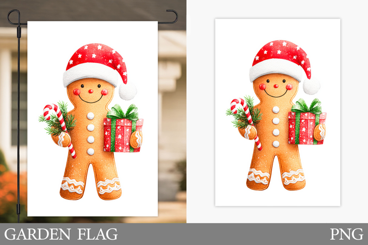 Gingerbread Kitchen Towel. Christmas Kitchen Towel Design