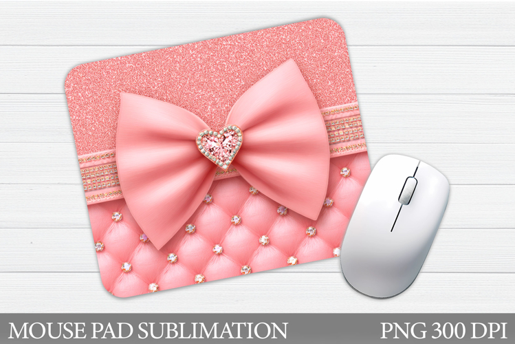 Bow Mouse Pad Design. Bow Sublimation
