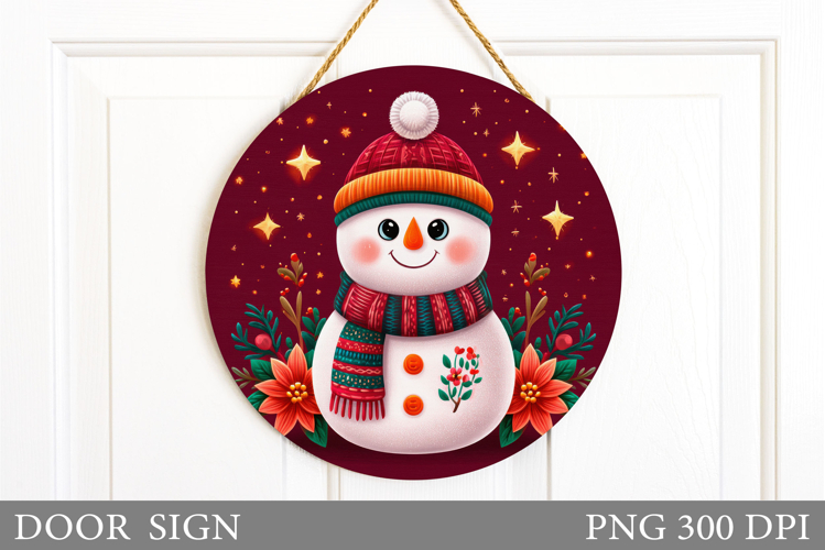 Christmas Snowman Clipart Image 6