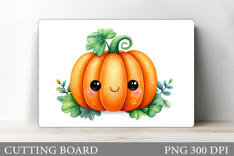 Pumpkin Kitchen Cutting Board. Cute Pumpkin Cutting Board