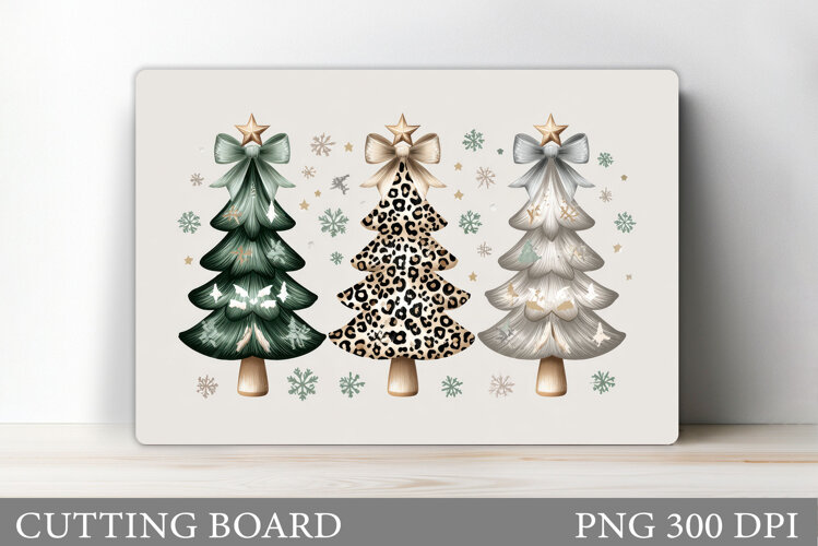 Christmas Tree Cutting Board. Kitchen Cutting Board Design example image 1