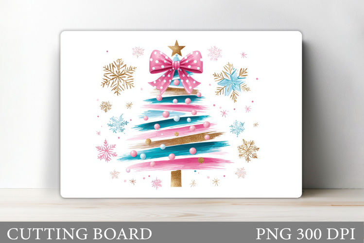 Christmas Tree Cutting Board. Christmas Tree Sublimation