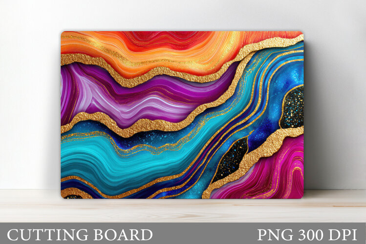 Abstraction Cutting Board. Texture Cutting Board Design example image 1