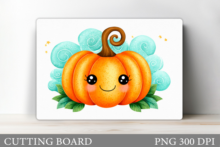 Pumpkin Kitchen Cutting Board. Cute Pumpkin Cutting Board