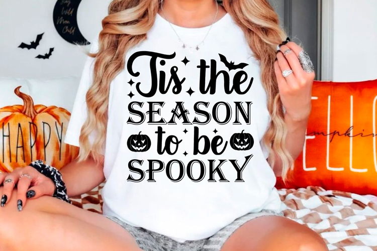 Tis The Season To Be Spooky Halloween svg design