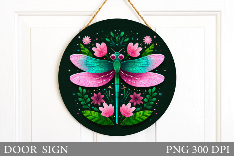 Dragonfly Door Sign Sublimation. Dragonfly Sublimation