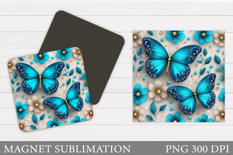 Butterfly Magnet Design. Butterfly Sublimation