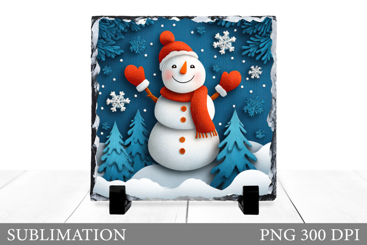 Christmas Snowman Clipart Image 10
